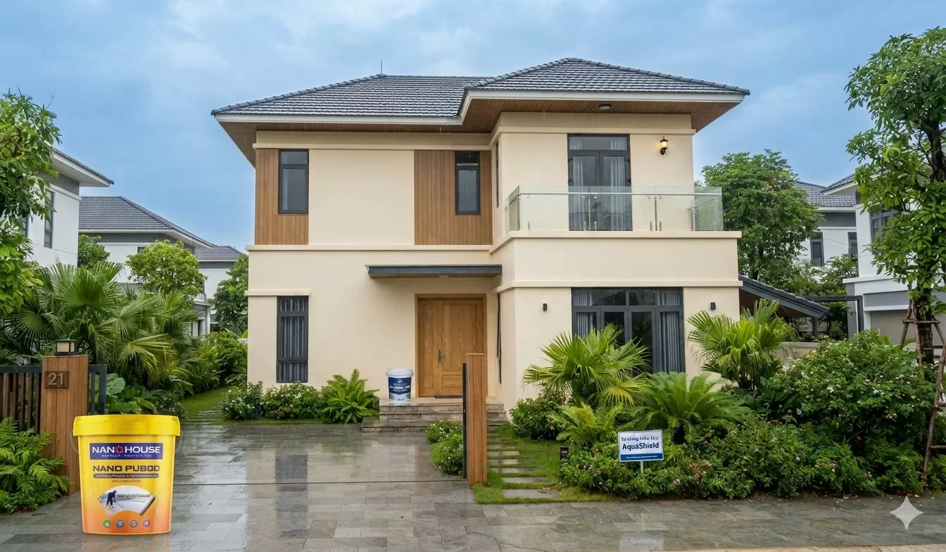 Sơn chống thấm ngoài trời - NanoHouse 03
