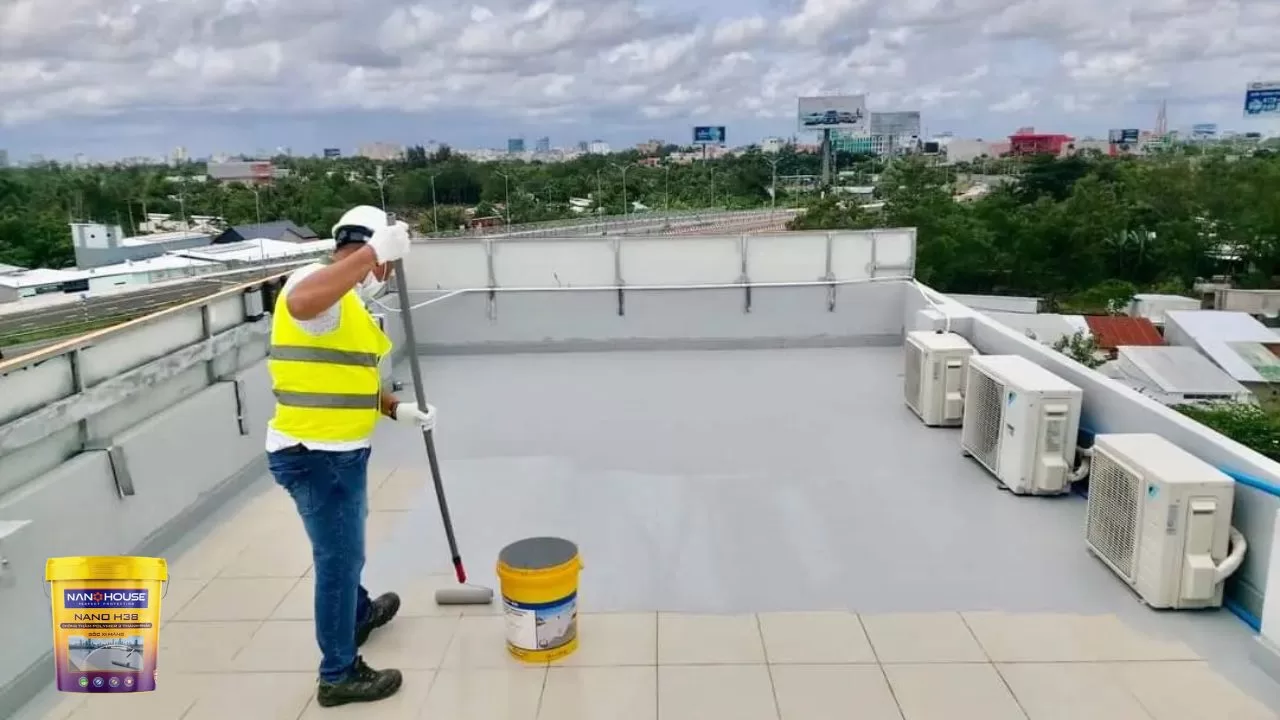 Sơn chống thấm sân thượng - NanoHouse 02