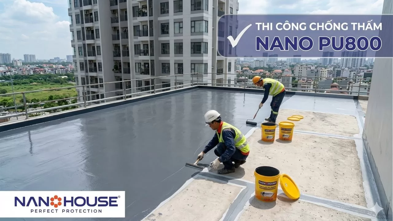 Sơn chống thấm sân thượng - NanoHouse 03