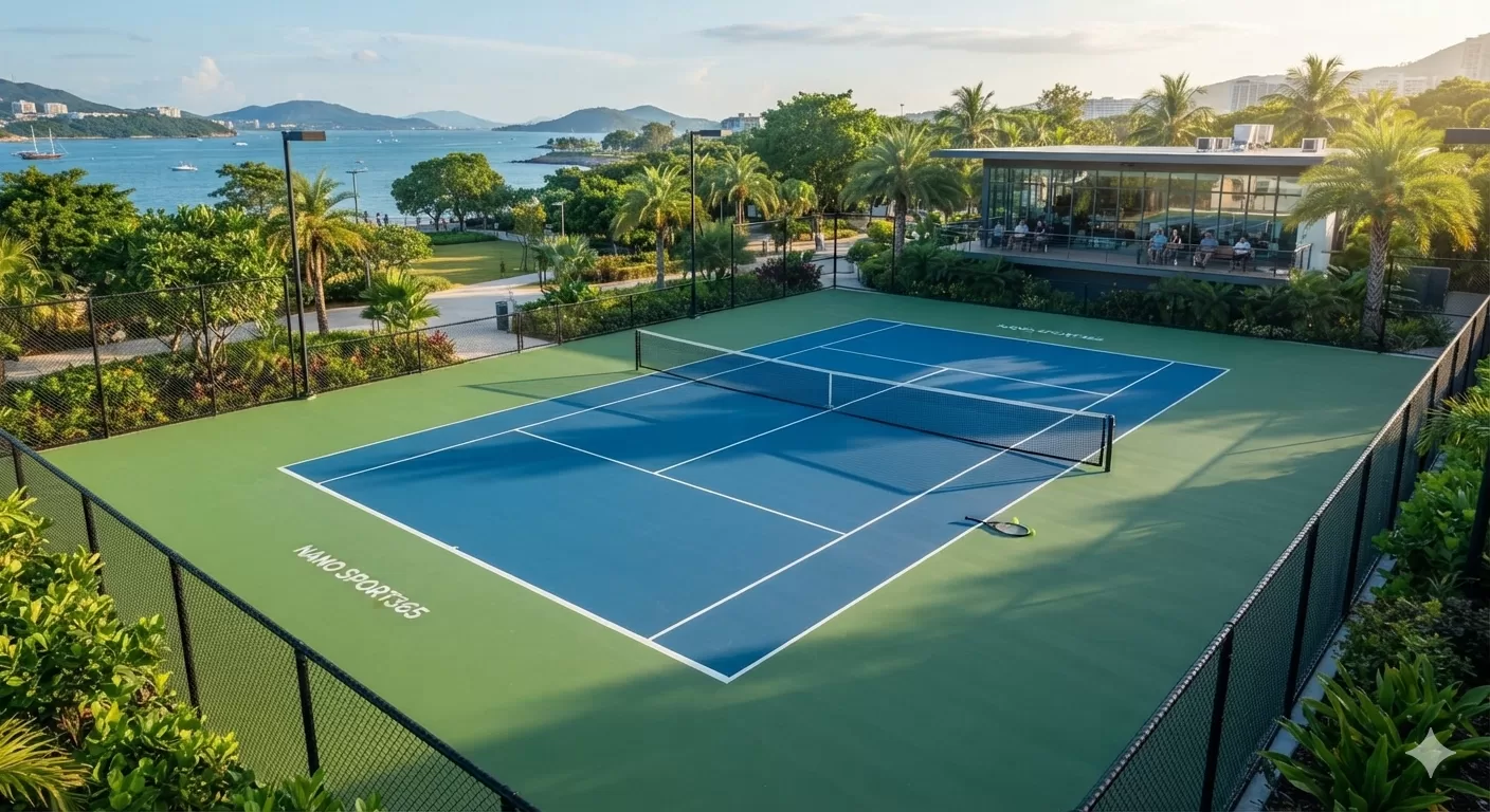 Sơn sân tennis - NanoHouse 01