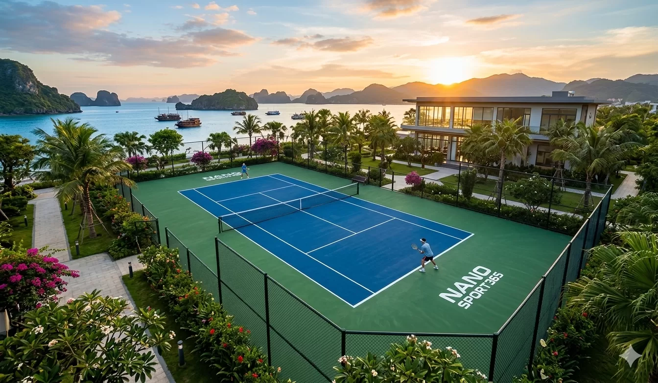 Sơn sân tennis - NanoHouse 02