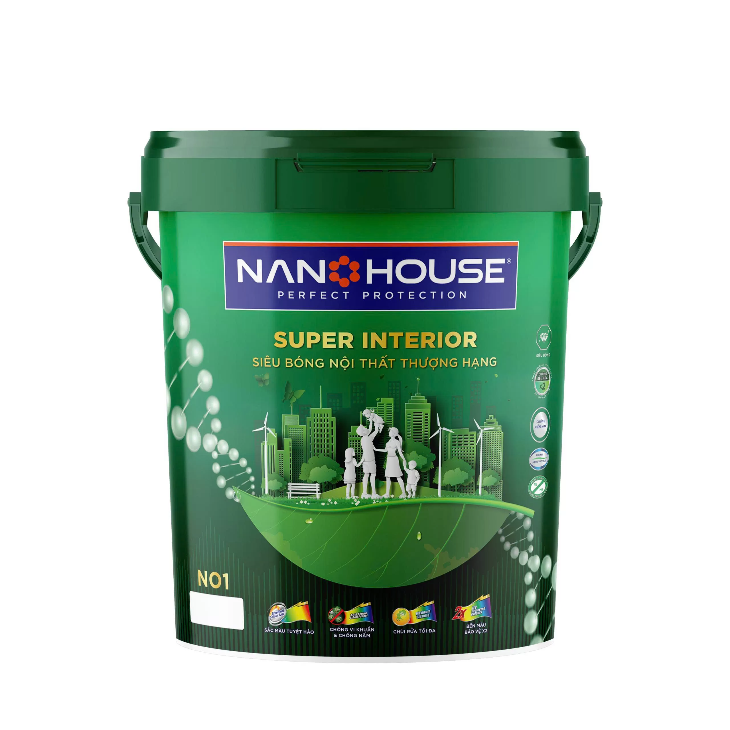 Giới thiệu về Sơn siêu bóng nội thất thượng hạng SUPER INTERIOR – NO1