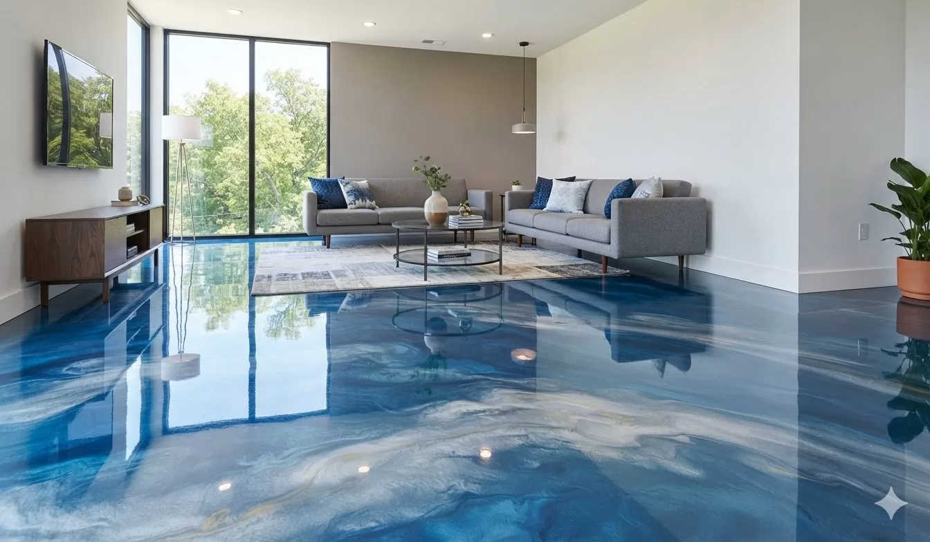 Thi công sàn Epoxy- NanoHouse01