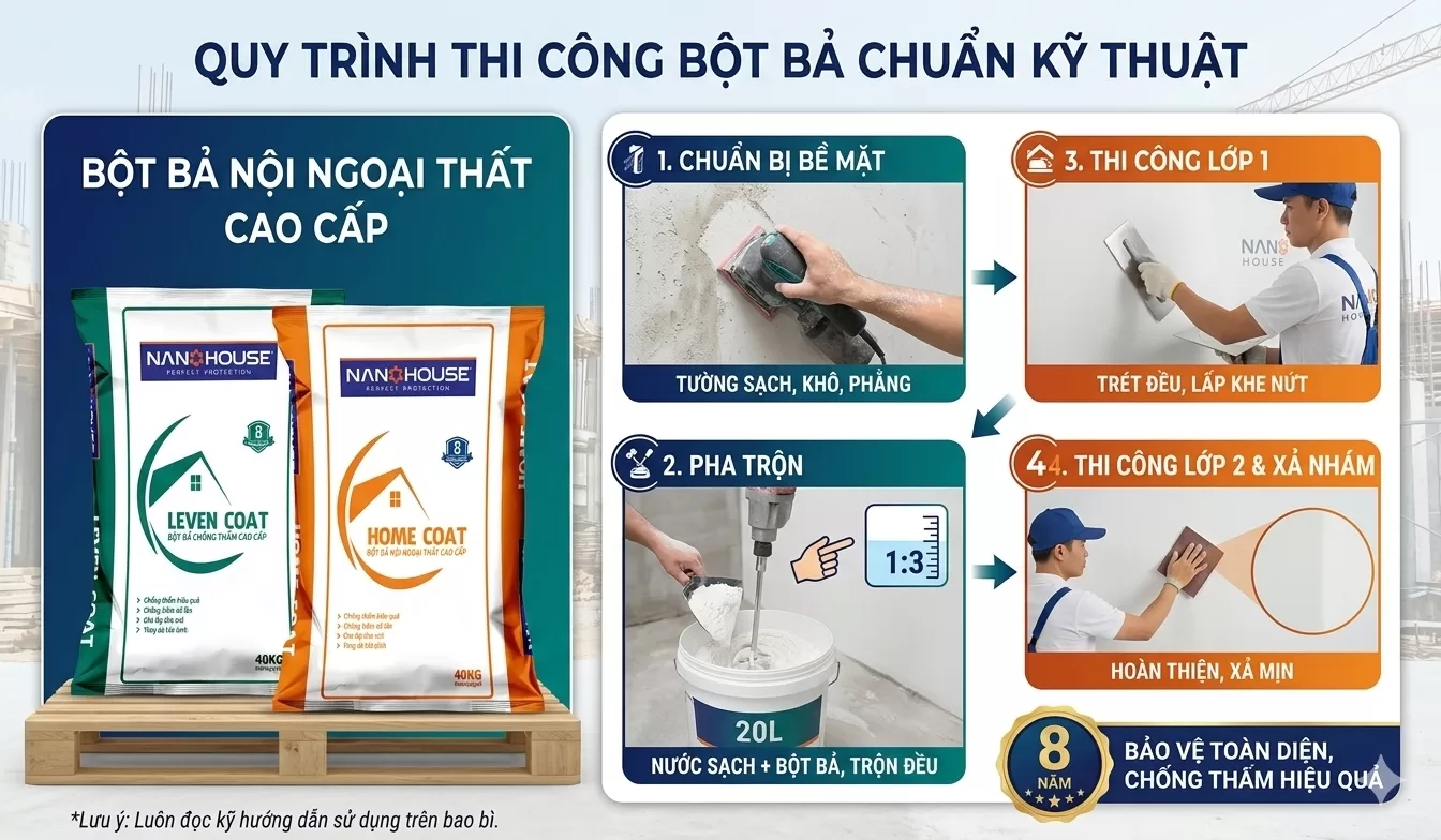 Bột trét tường - NanoHouse 01