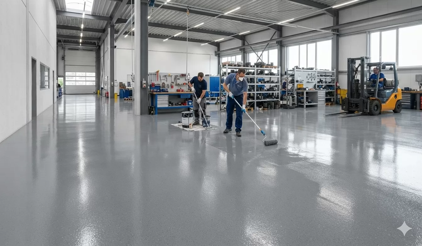 Giá sơn epoxy sàn - Nanohouse 01