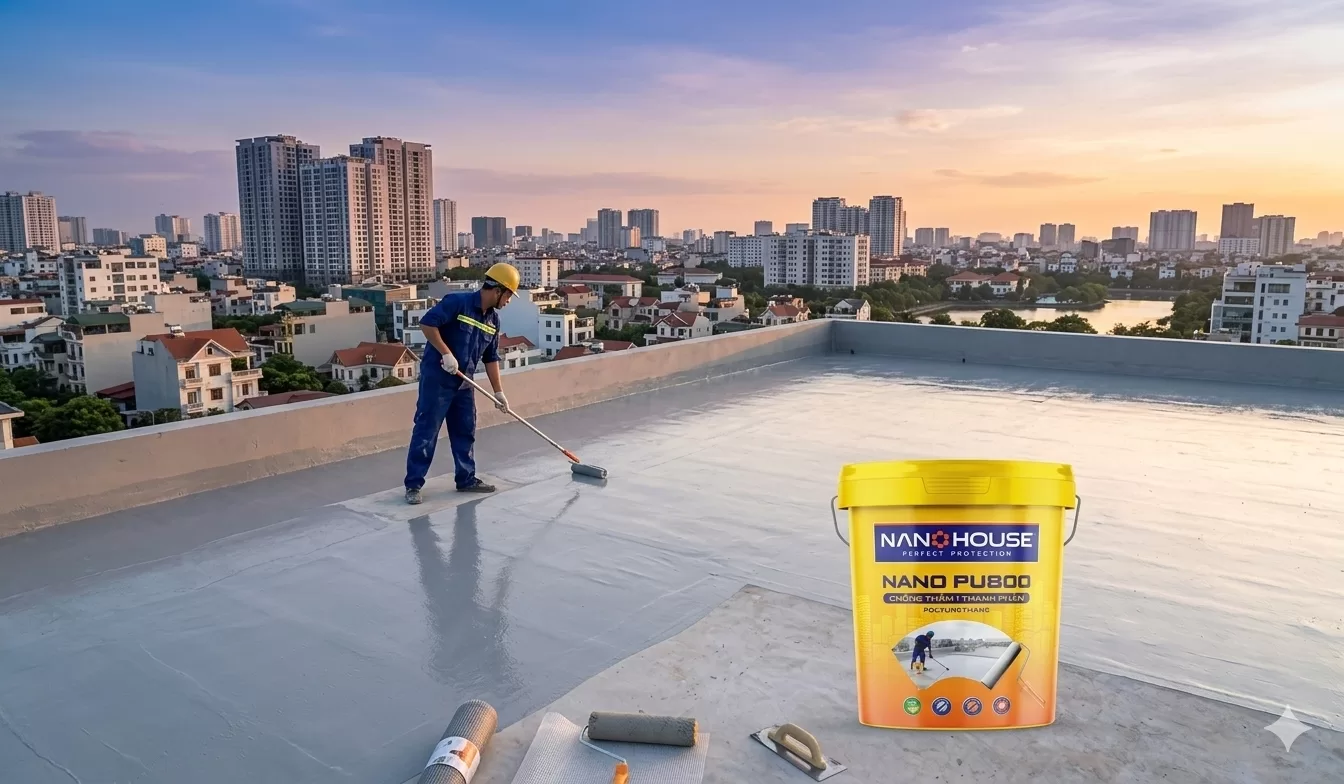 Sơn chống thấm sàn - NanoHouse 02