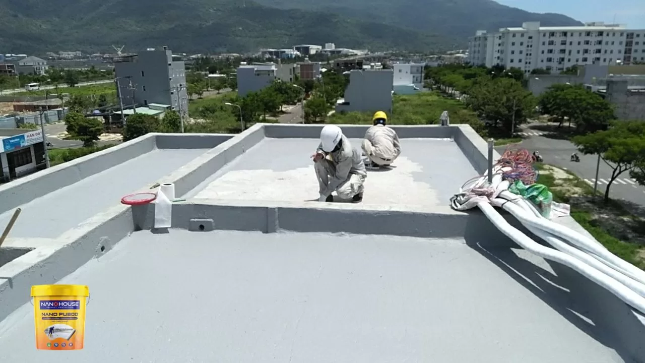Sơn chống thấm sân thượng - NanoHouse 01
