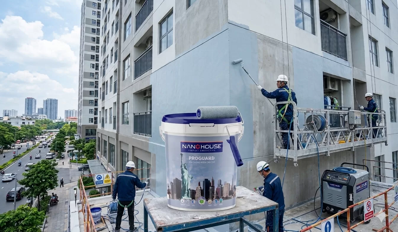 Sơn chống thấm tường - Nanohouse 03