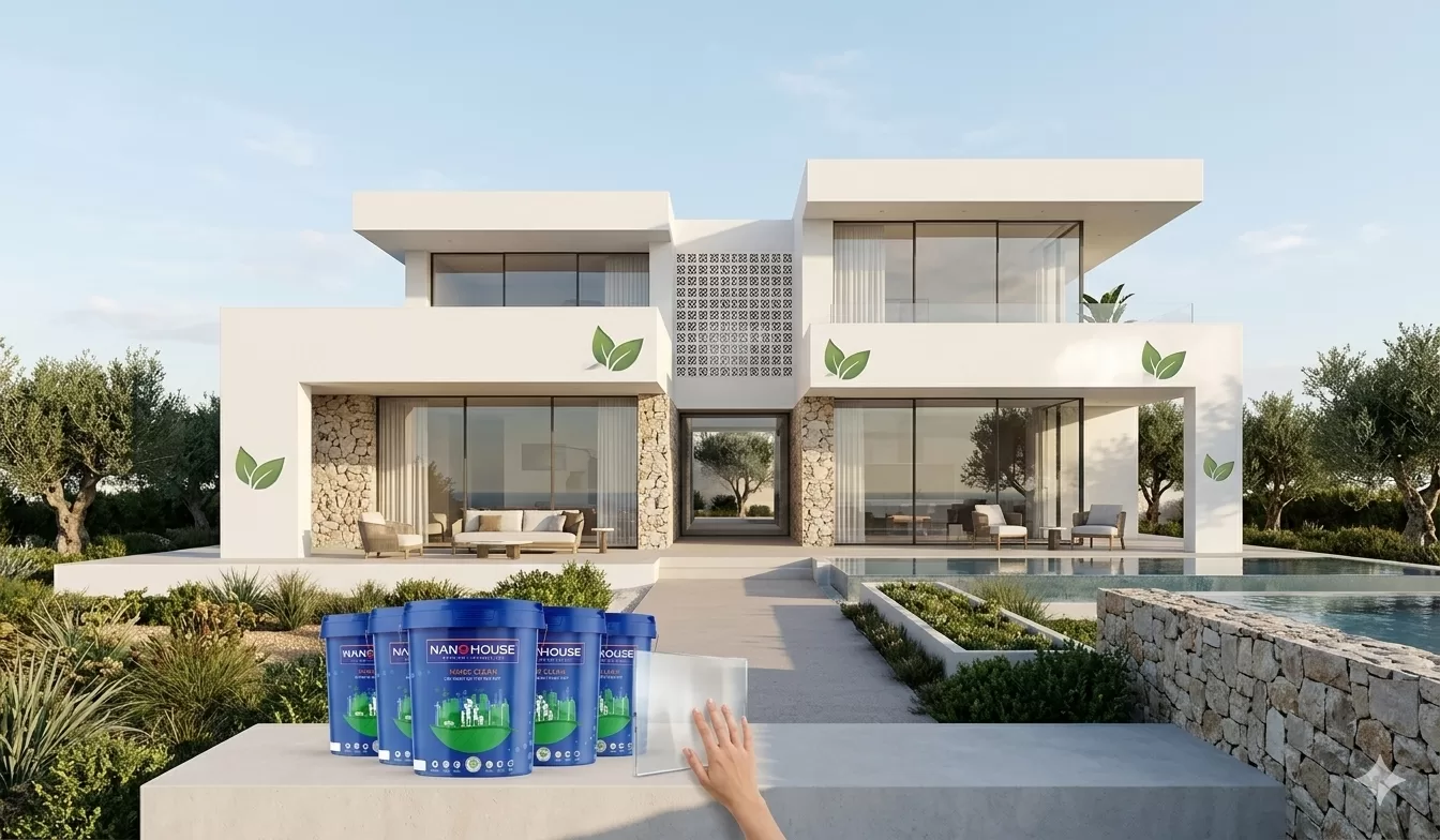 Sơn ngoại thất tốt - Nanohouse