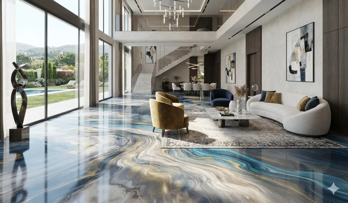 Sơn sàn nghệ thuật - Nanohouse 01